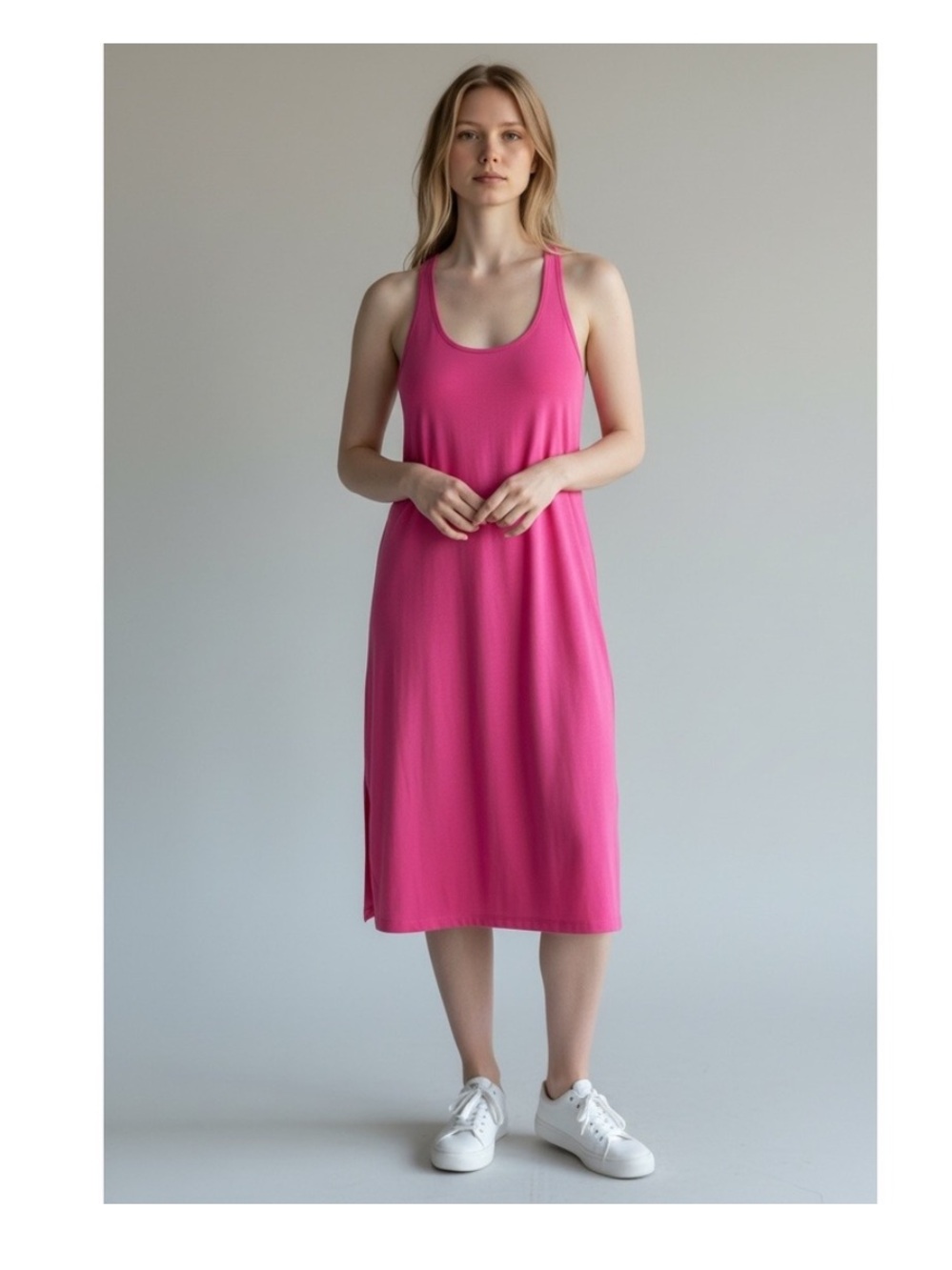 Victorias Secret Hot Pink
Cotton Midi Dress Side Slit
Sleep Lounge/Coverup XS